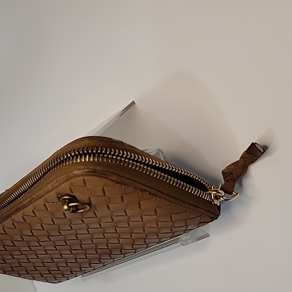 Authenic Bottega Veneta Long Zip Wallet/ Crossbody with an unbranded chain,Brown - Picture 3 of 16
